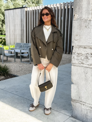Veste courte Sophie - Kaki