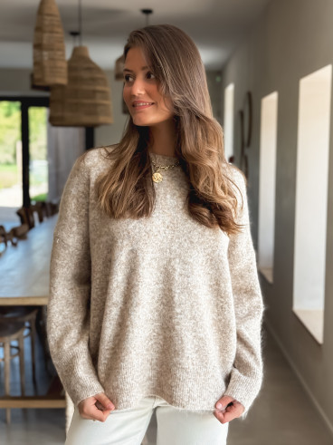 Pull Elyna - Taupe Pull Elyna - Taupe