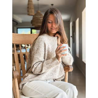 Pull Elyna - Taupe