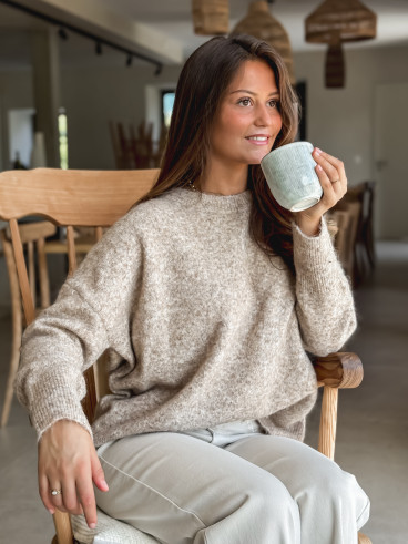 Pull Elyna - Taupe Pull Elyna - Taupe
