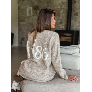 Pull Elyna - Taupe