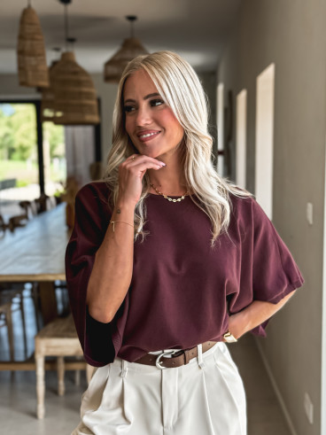 Pull Moara - Bordeaux