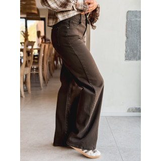 Jeans Amandine - Chocolat