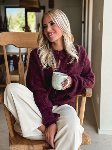 Gilet Endora - Bordeaux