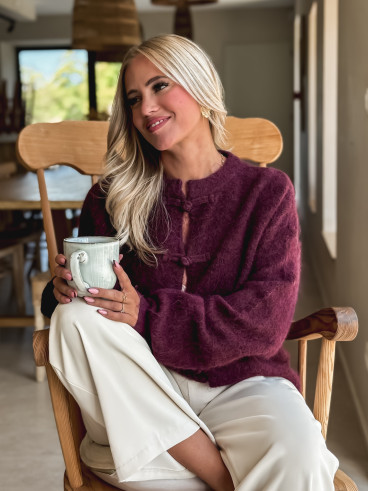 Gilet Endora - Bordeaux