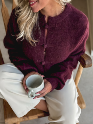 Gilet Endora - Bordeaux