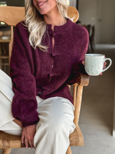 Gilet Endora - Bordeaux