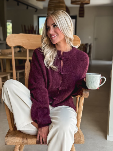 Gilet Endora - Bordeaux