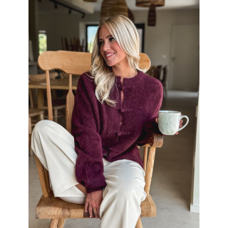 Gilet Endora - Bordeaux