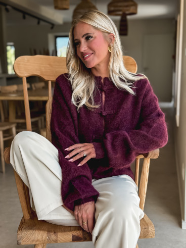 Gilet Endora - Bordeaux