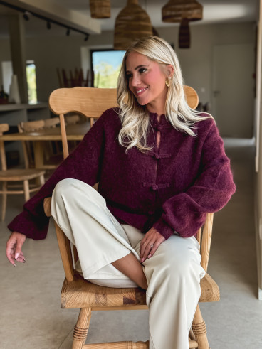 Gilet Endora - Bordeaux