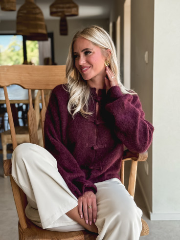 Gilet Endora - Bordeaux