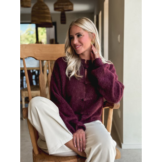 Gilet Endora - Bordeaux