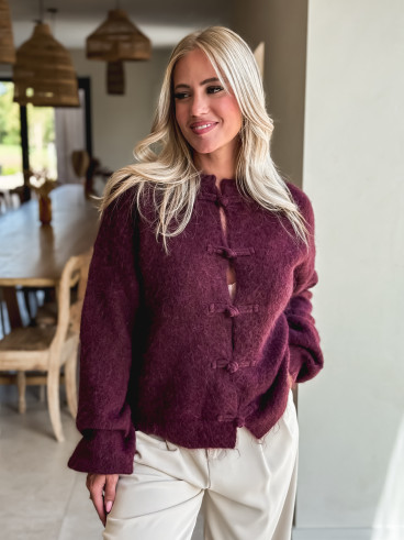 Gilet Endora - Bordeaux
