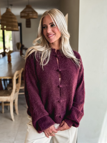 Gilet Endora - Bordeaux