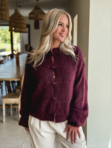 Gilet Endora - Bordeaux
