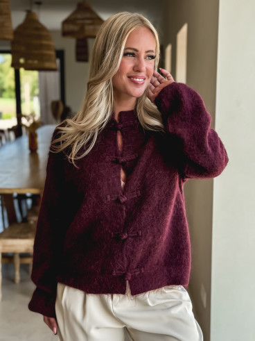 Gilet Endora - Bordeaux