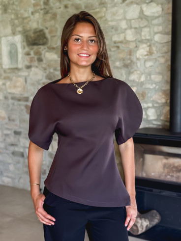 Blouse Tiffanie - Chocolat