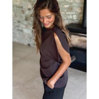 Blouse Tiffanie - Chocolat