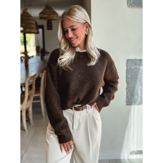 Pull Véllana - Chocolat