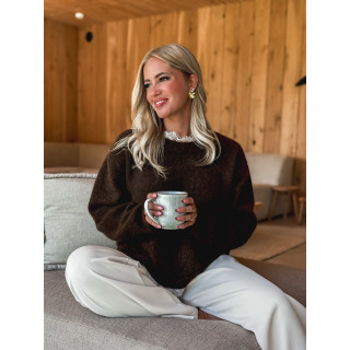 Pull Véllana - Chocolat