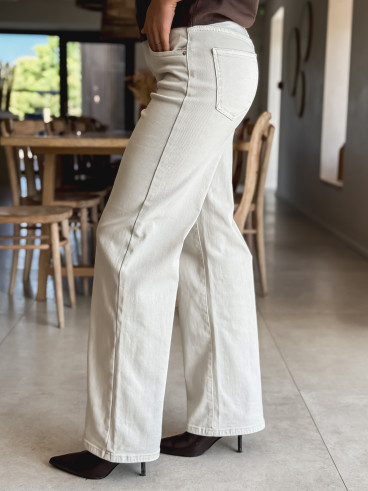 Jeans Amandine - Beige