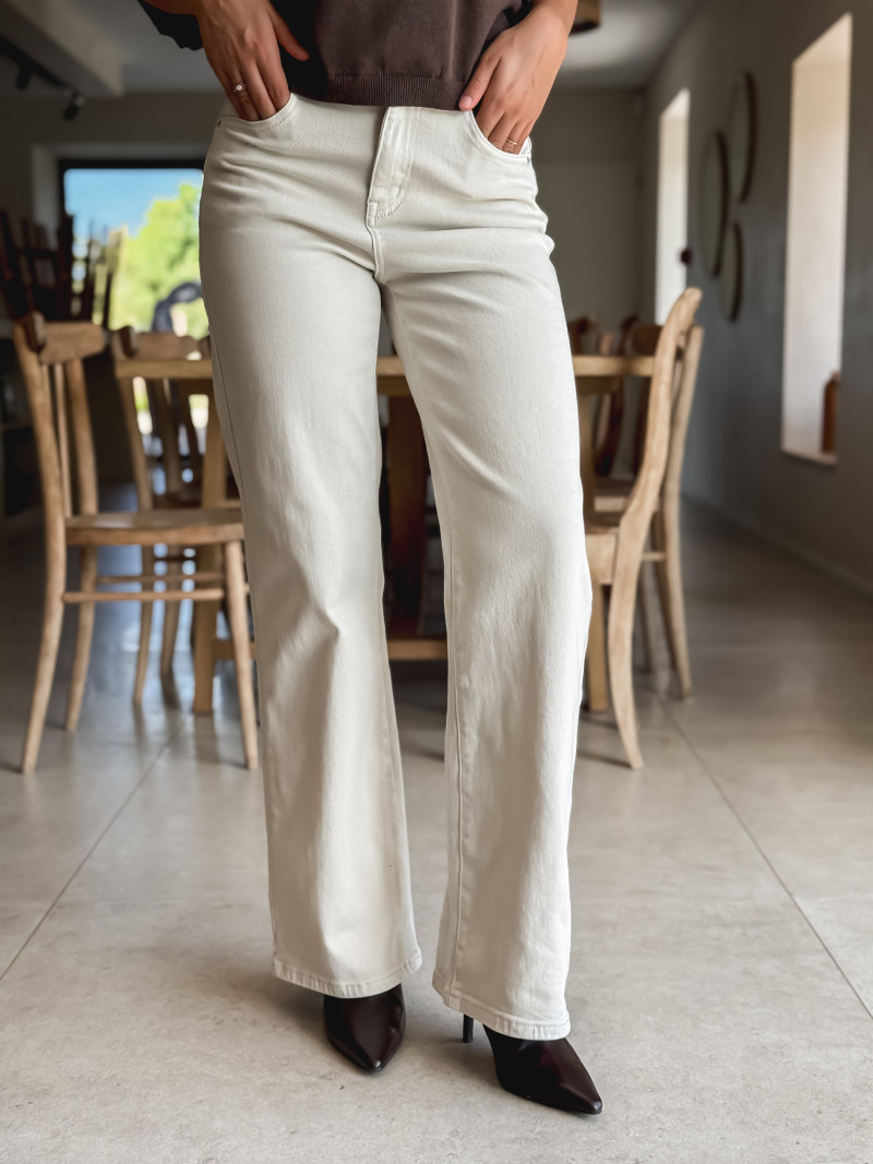 Jeans Amandine - Beige