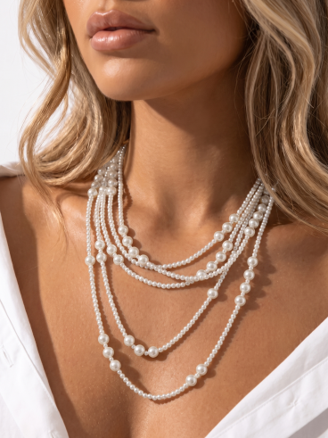 Collier Lykaia - Blanc
