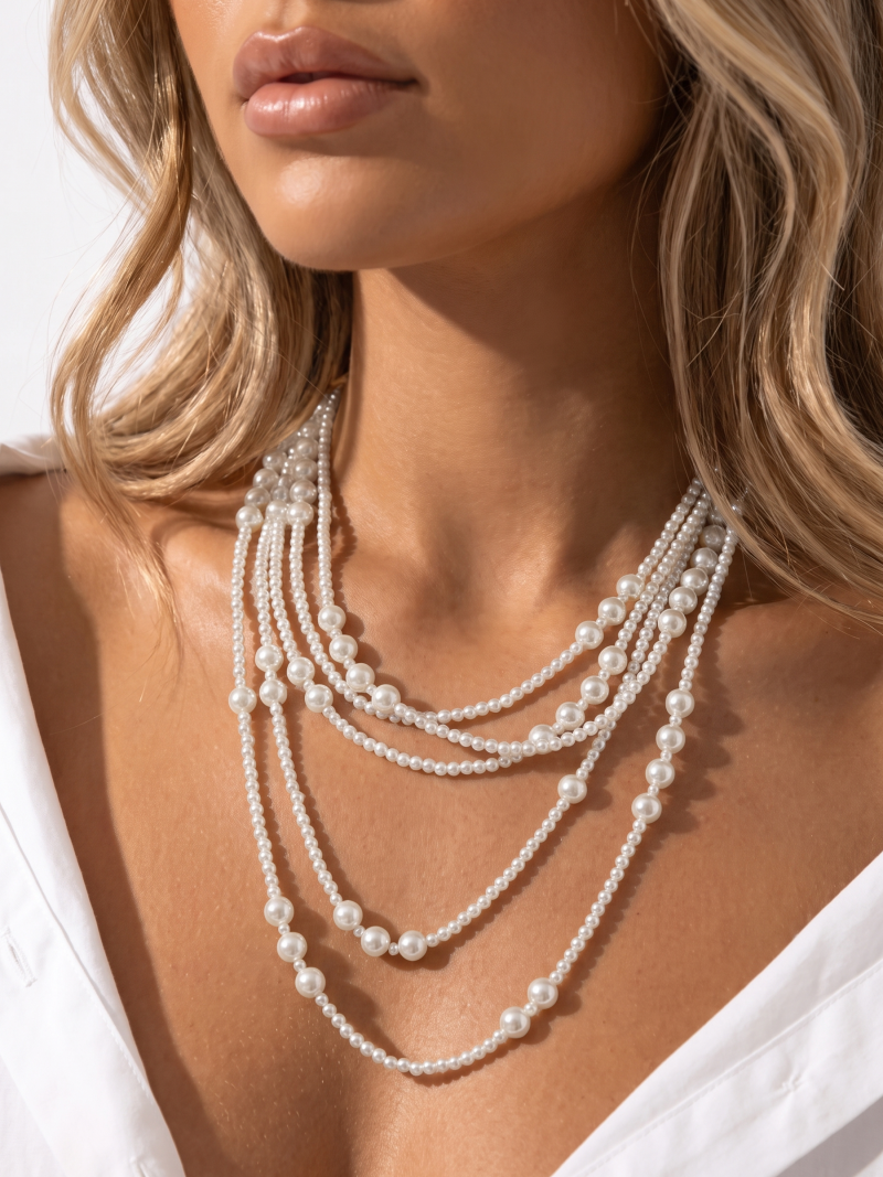 Collier Lykaia - Blanc Collier Lykaia - Blanc