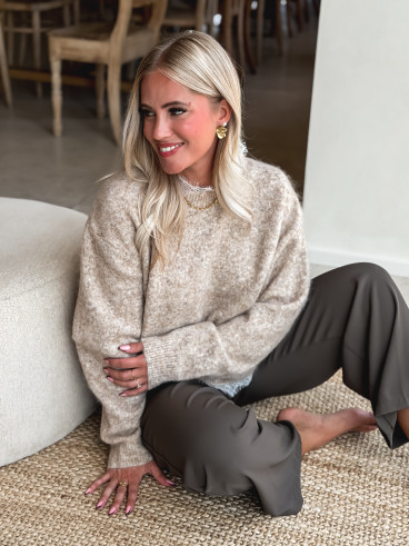 Pull Véllana - Beige sable Pull Véllana - Beige sable