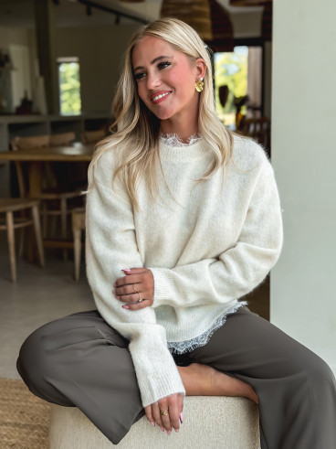 Pull Véllana - Beige clair