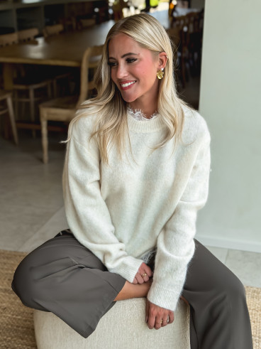 Pull Véllana - Beige clair
