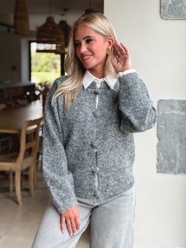 Gilet Yoana - Gris