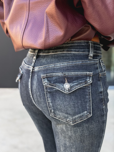 Jeans Haneya - Bleu foncé