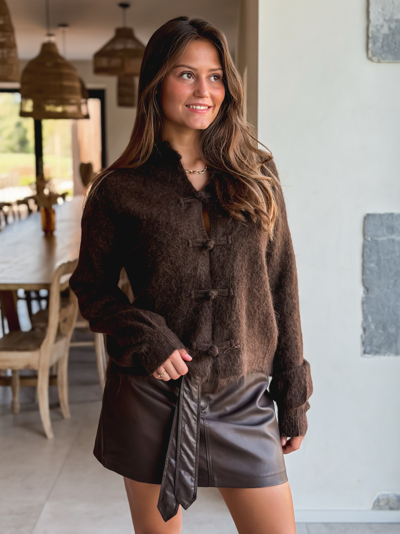 Gilet Endora - Chocolat