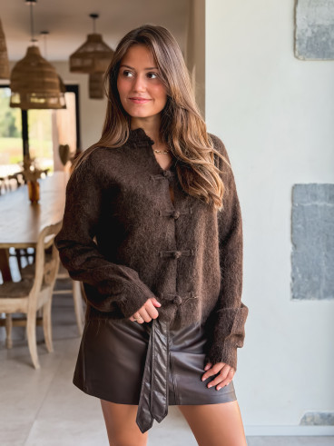 Gilet Endora - Chocolat