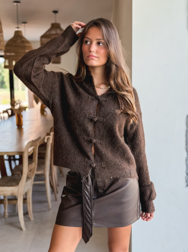 Gilet Endora - Chocolat