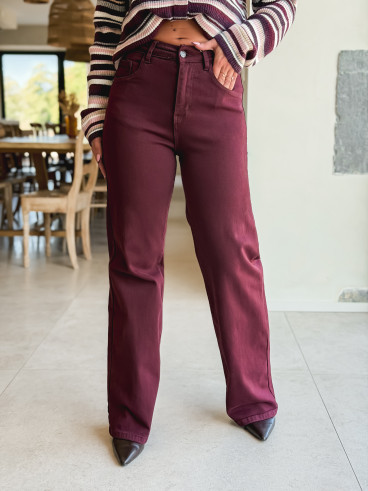 Jeans Amandine - Bordeaux