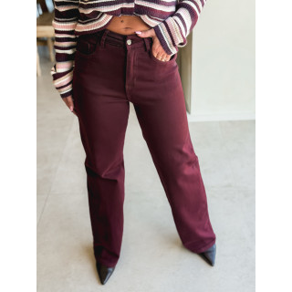 Jeans Amandine - Bordeaux