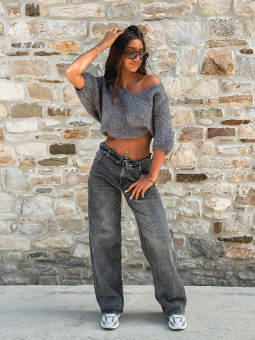 Jeans Stacy - Gris