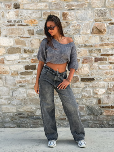 Jeans Stacy - Gris