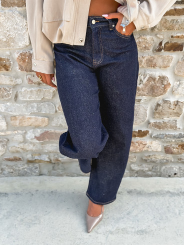 Jeans à paillette Estrella - Bleu foncé