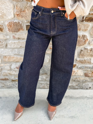Jeans à paillette Estrella - Bleu foncé