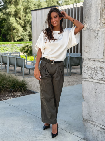 Pantalon Melissa - Kaki