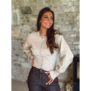 Gilet Olyna - Taupe