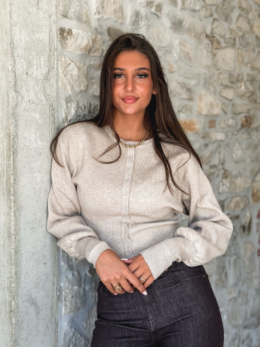 Gilet Olyna - Taupe
