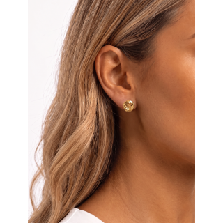 Boucles d'oreilles Rennie - Doré