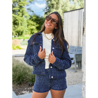 Veste en jeans Melaya - Bleu