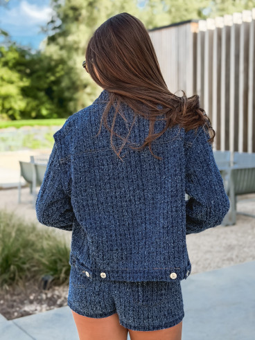 Veste en jeans Melaya - Bleu