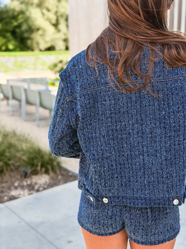 Veste en jeans Melaya - Bleu